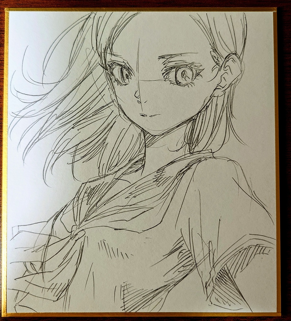 オリジナルイラスト 小色紙(おまけ付き)