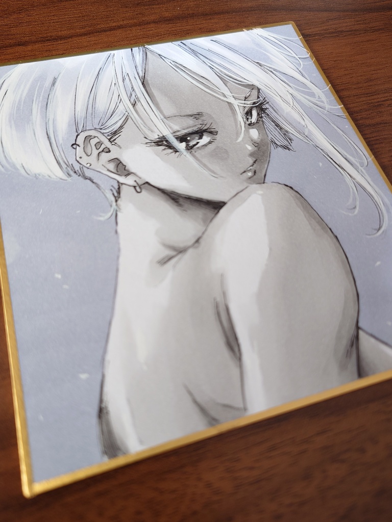 オリジナルイラスト 小色紙(おまけ付き)