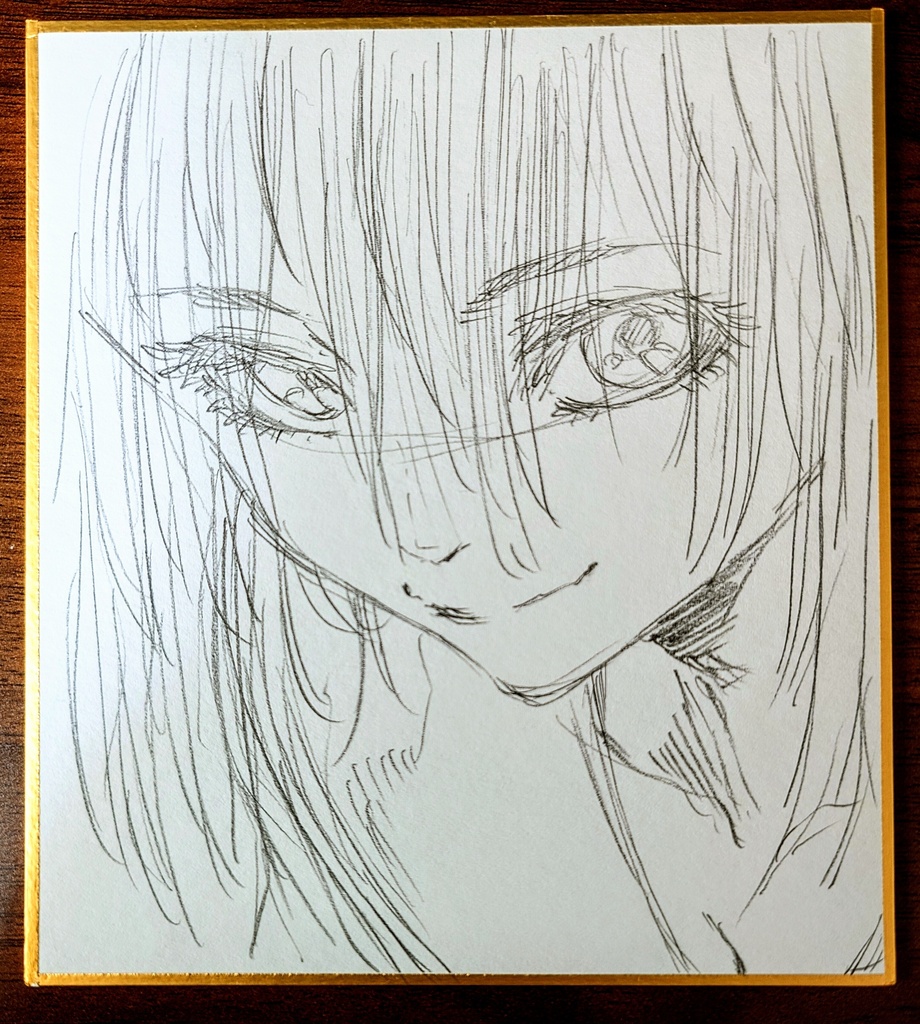 オリジナルイラスト 小色紙(おまけ付き)