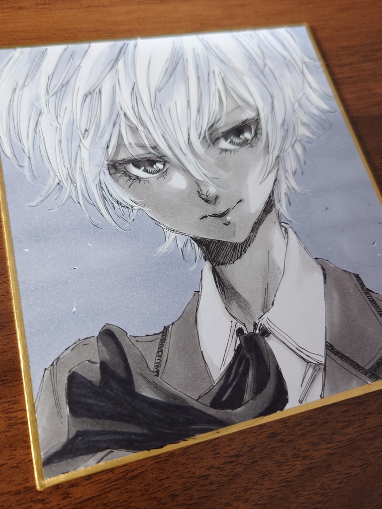 オリジナルイラスト 小色紙