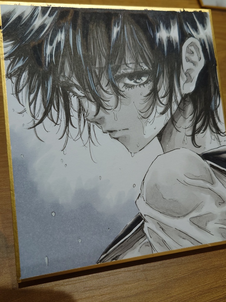 オリジナルイラスト 小色紙