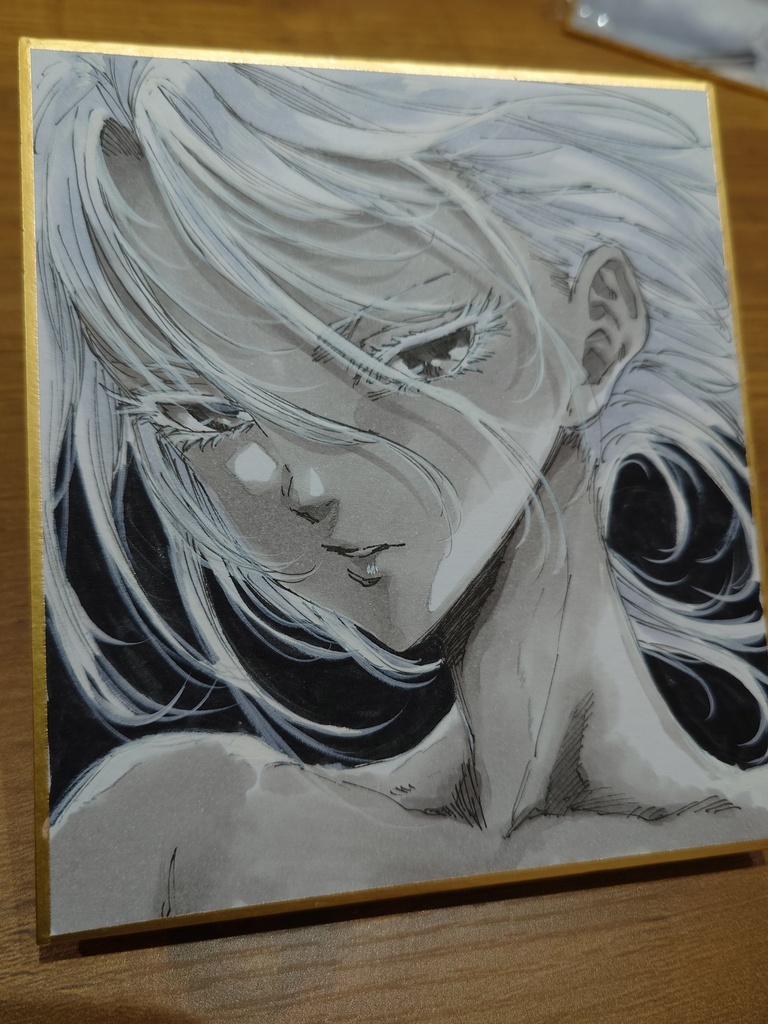 オリジナルイラスト 小色紙