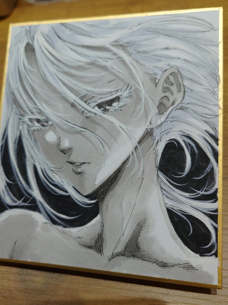 オリジナルイラスト 小色紙