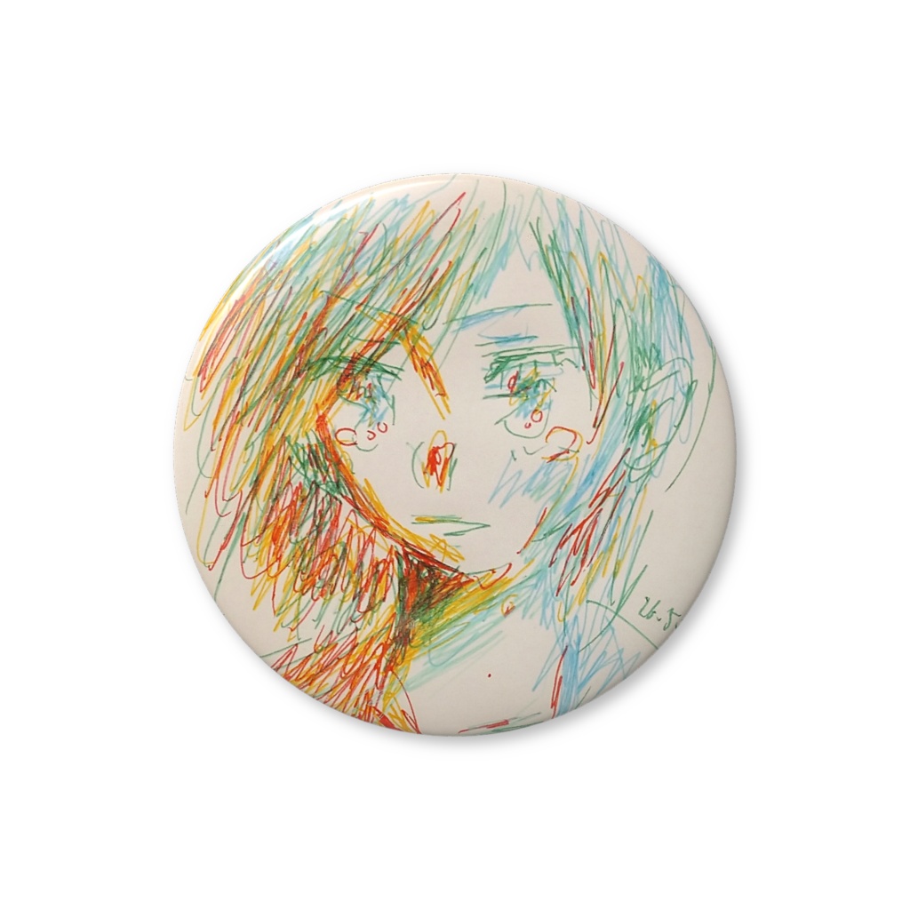 『想い』缶バッジ。