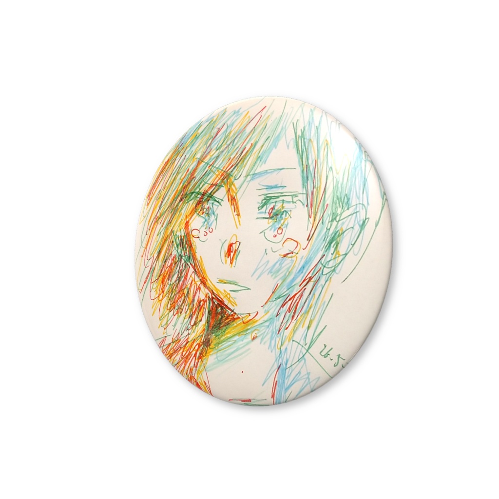 『想い』缶バッジ。