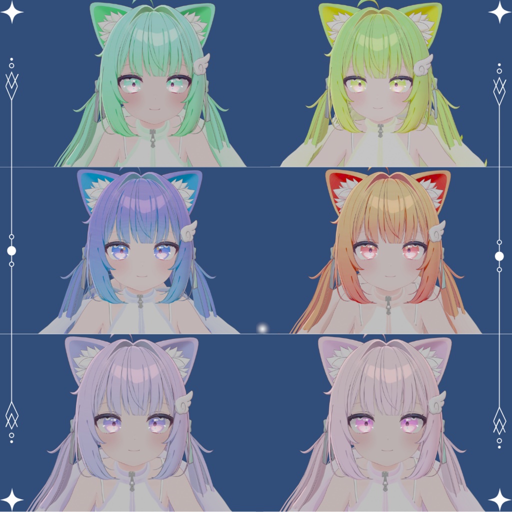 【50色】シンプルアイテクスチャ‗シフォン‗キプフェル