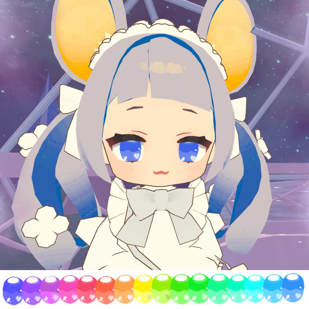 ゆるゆるきゅーとあい♡17カラー展開‗キプフェル‗ねずみのくるみ