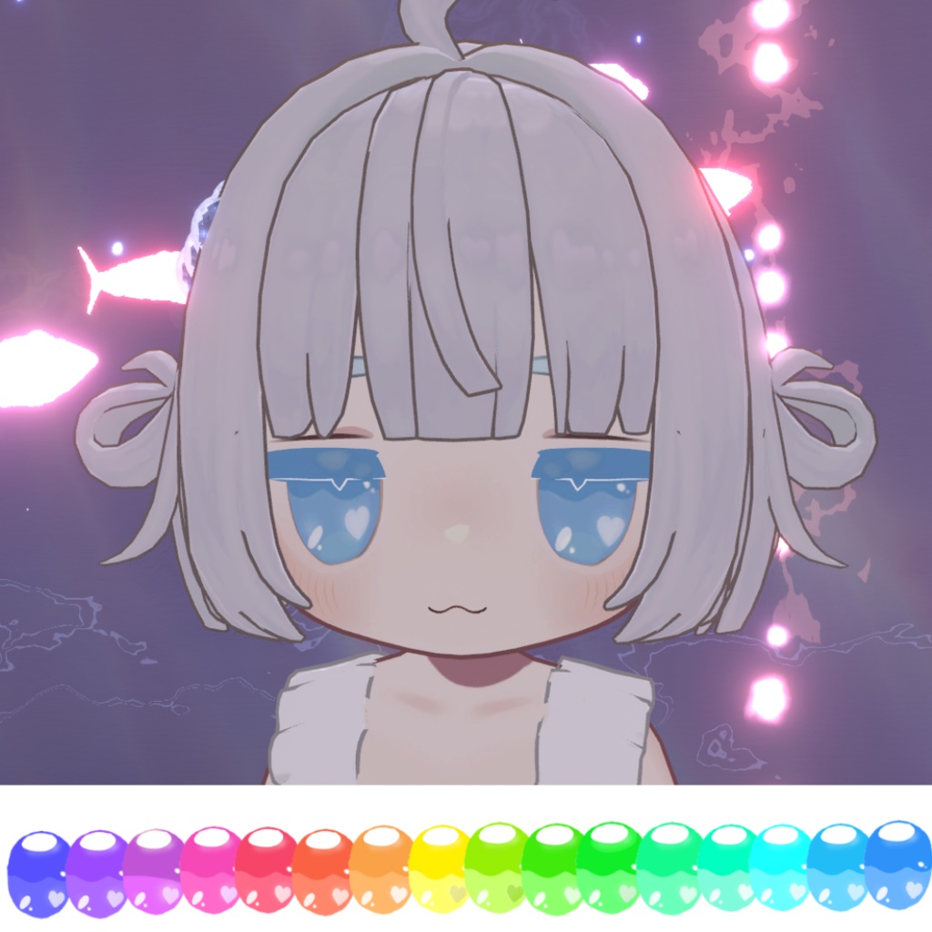 ゆるゆるきゅーとあい♡１７カラー展開‗キプフェル/ねずみのくるみ