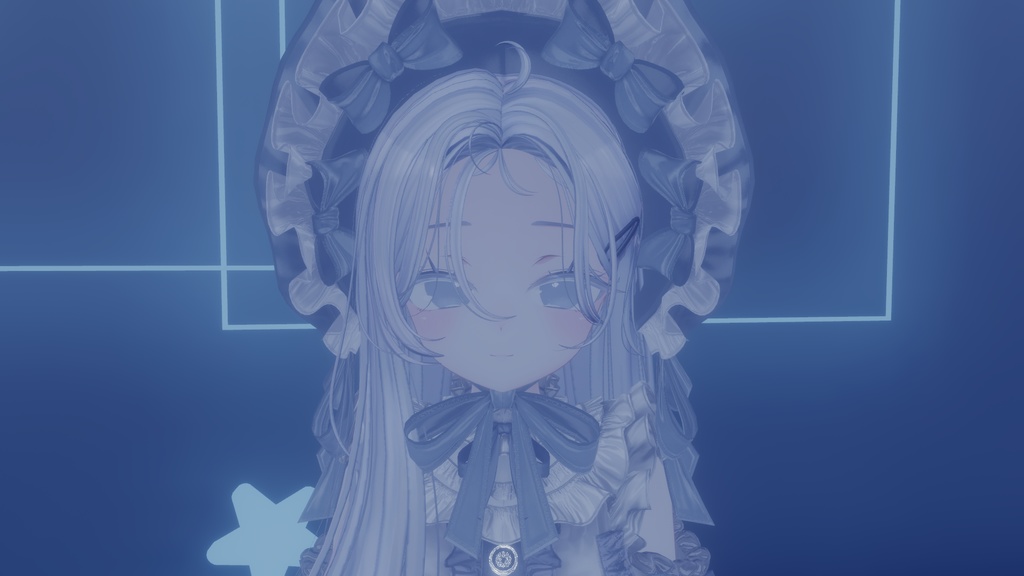 【無料/free】星屑ナイトアイ🌟キプフェル/ねずみのくるみ/シフォン/まめひなた(7アバター対応)