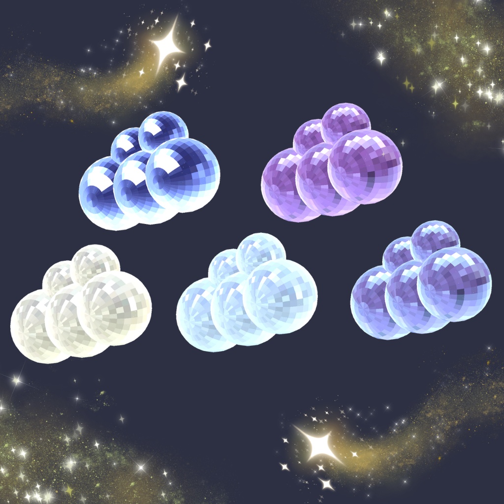 【無料】☁きらきらくものアクセサリーセット☁キプフェル対応‗ねずみのくるみ対応