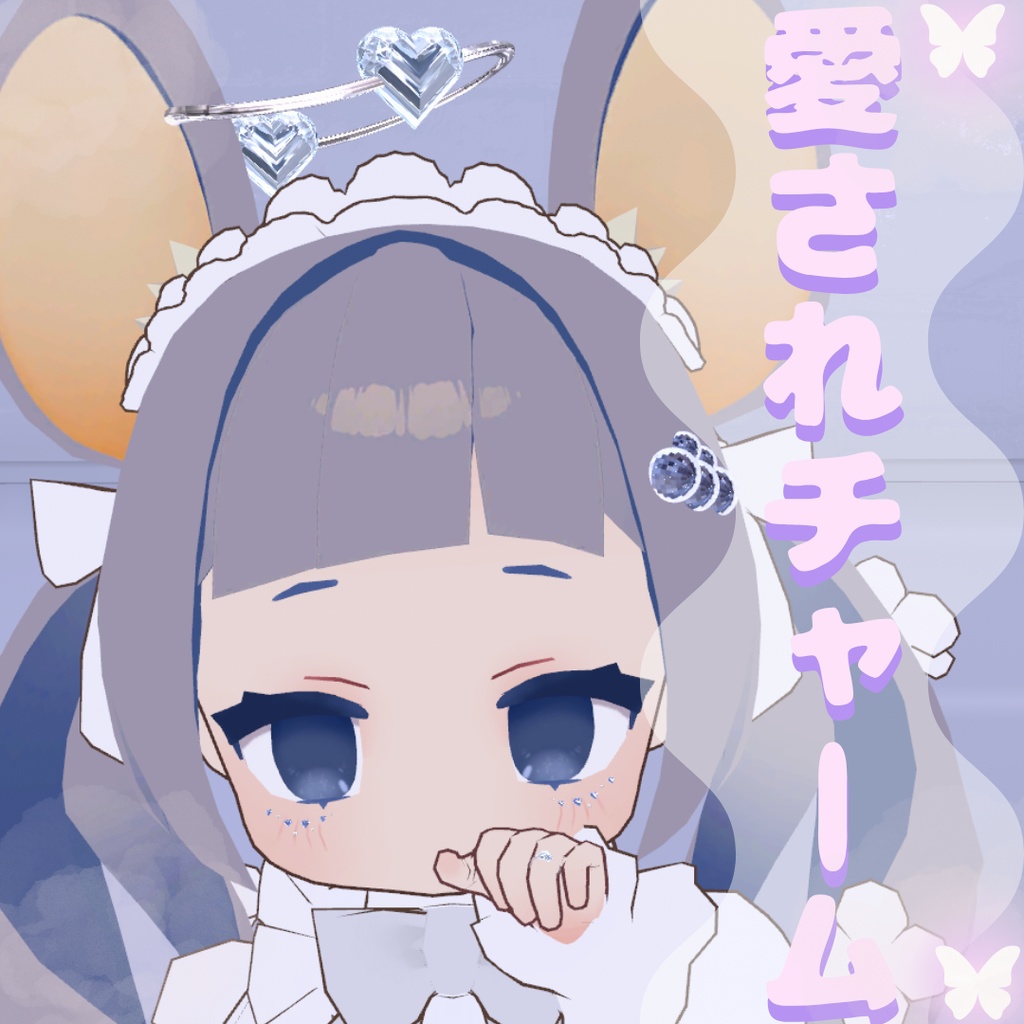 【無料/free】愛されチャーム_ヘイローピアスリングセット_3カラー