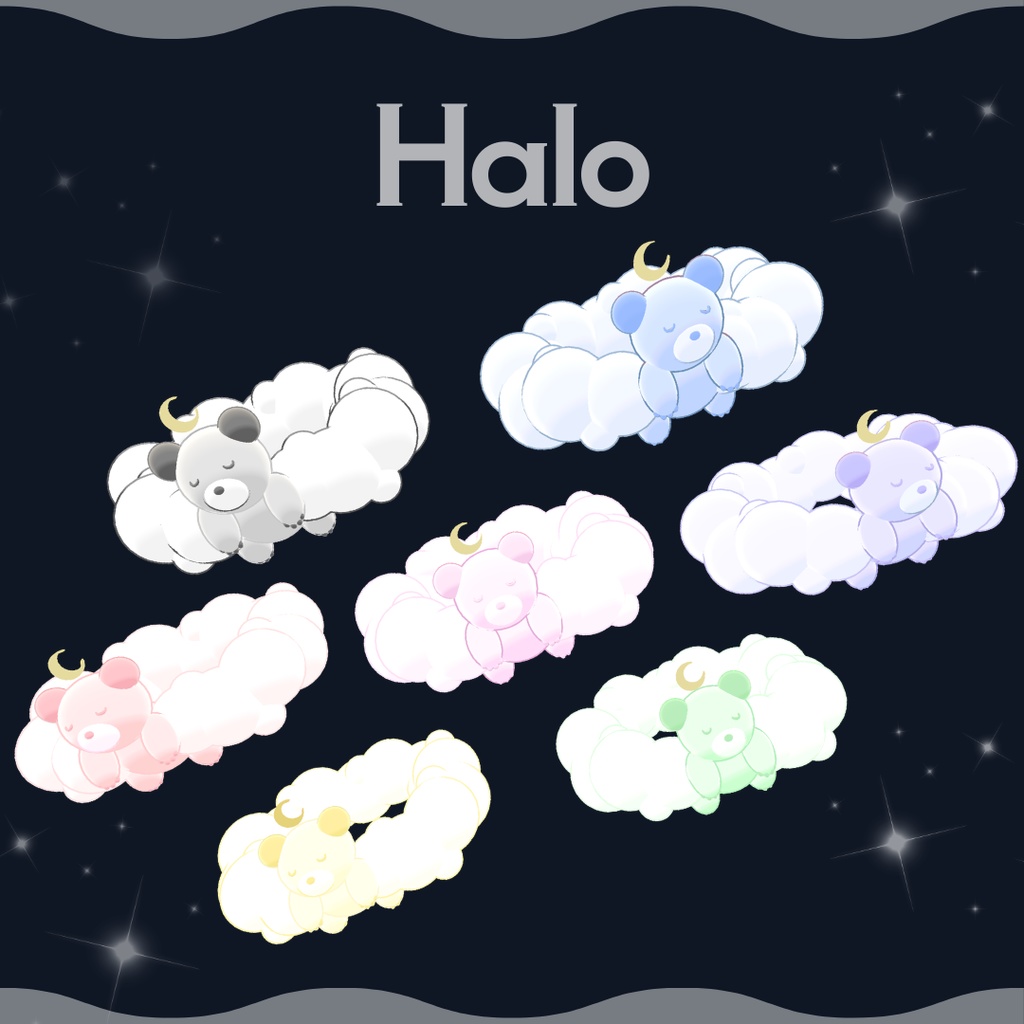 【72時間 期間限定無料/Free】すやすやくまちゃん‗全アバター対応