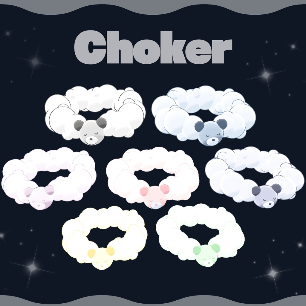 【72時間 期間限定無料/Free】すやすやくまちゃん‗全アバター対応