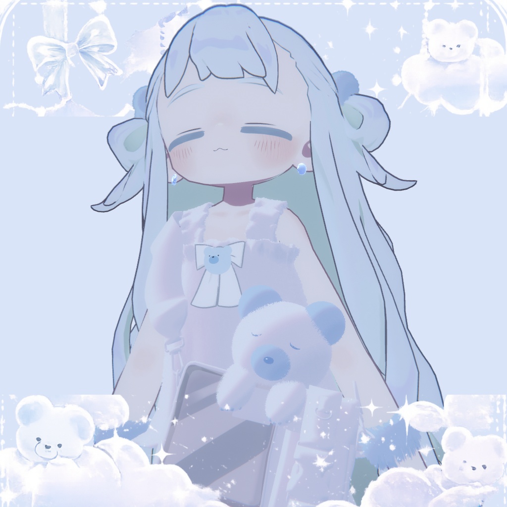 【期間限定無料】スヤスヤ のっかりくまちゃん キプフェル対応