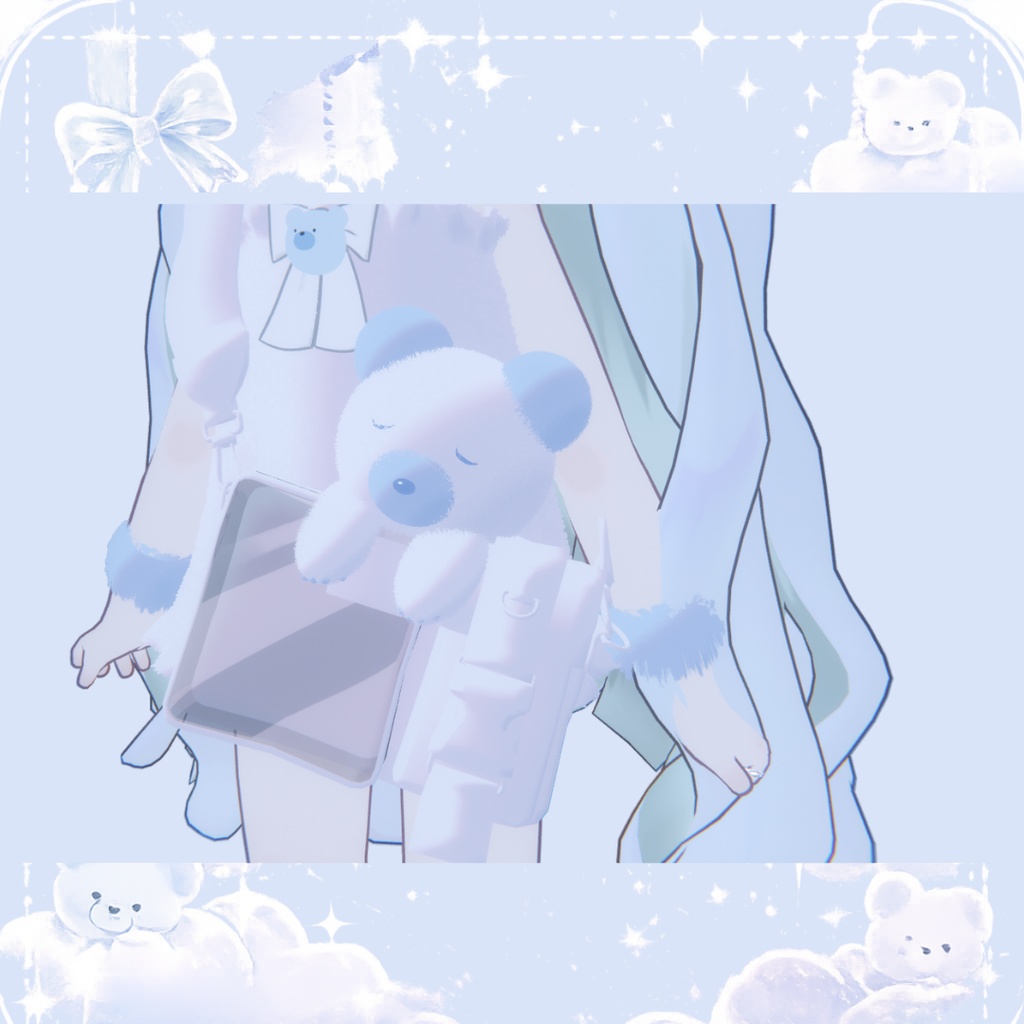 【期間限定無料】スヤスヤ のっかりくまちゃん キプフェル対応