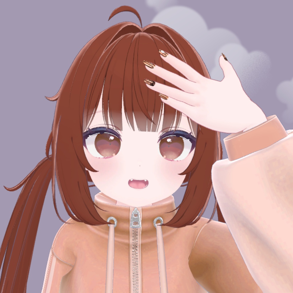 【無料/FREE】いたずらおばけのハロウィンネイル【5アバター対応】