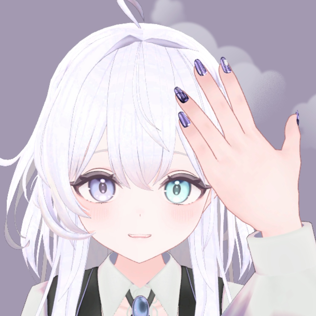 【無料/FREE】いたずらおばけのハロウィンネイル【5アバター対応】