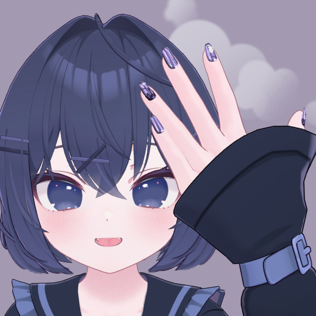 【無料/FREE】いたずらおばけのハロウィンネイル【5アバター対応】