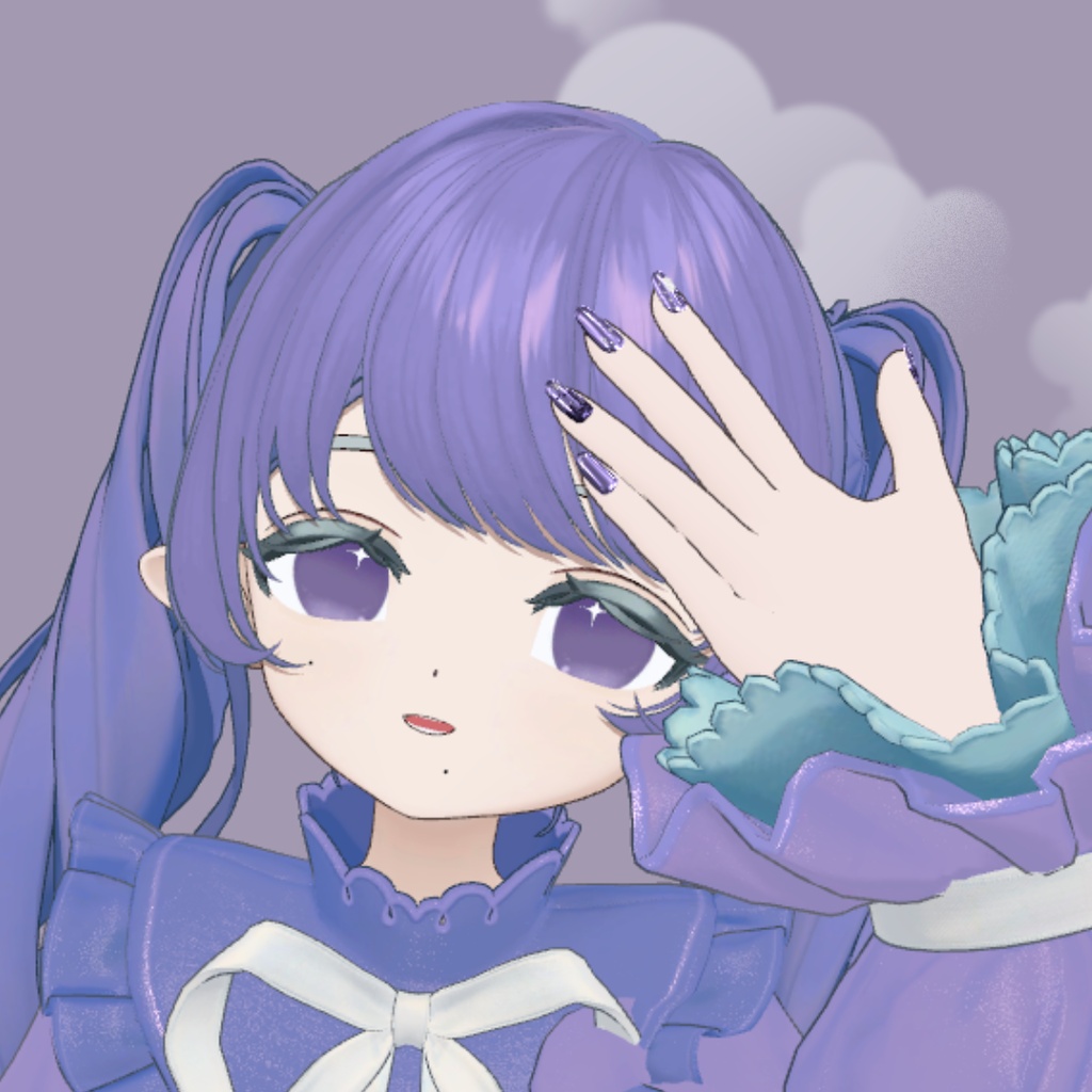 【無料/FREE】いたずらおばけのハロウィンネイル【5アバター対応】