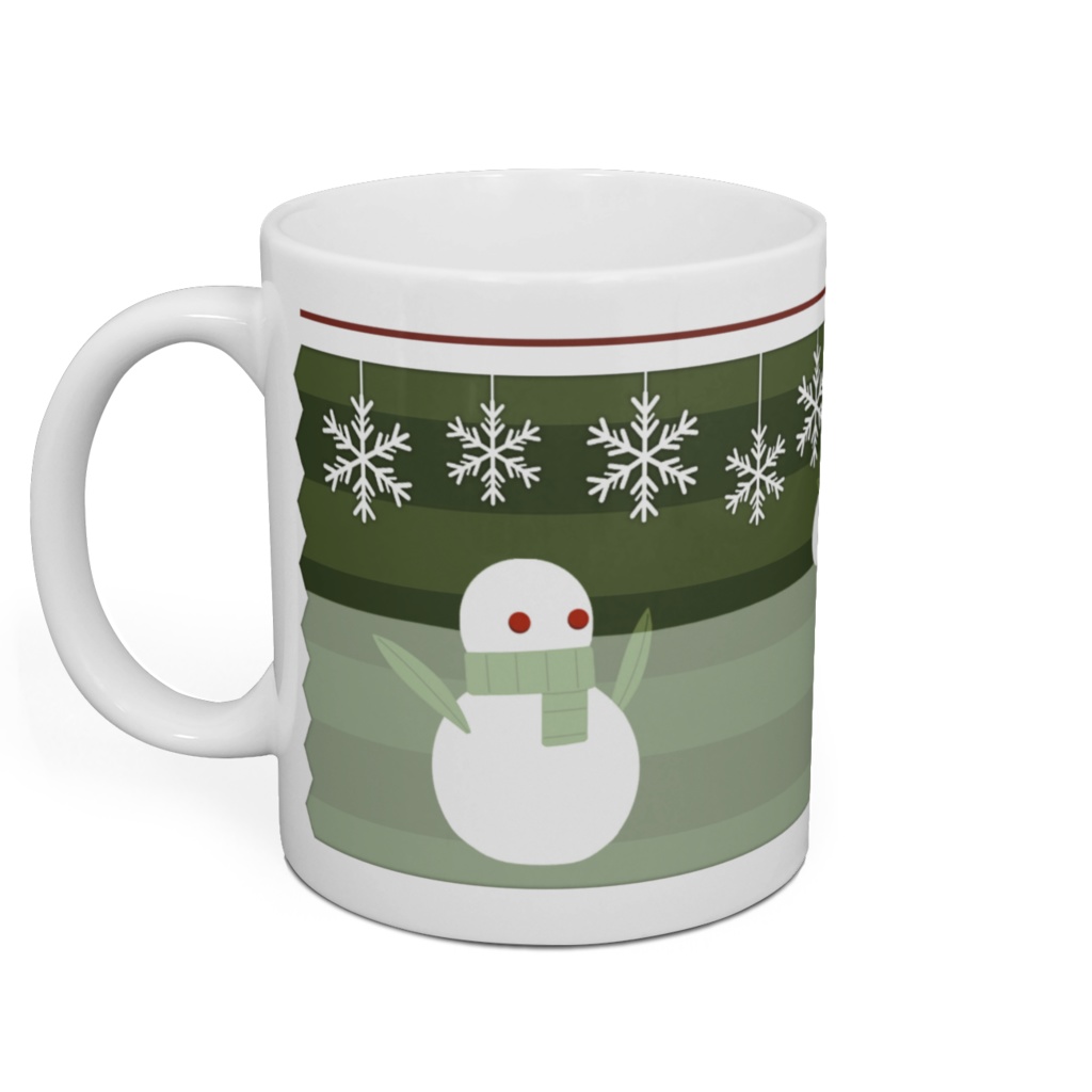 【かすか】雪うさぎ❉マグカップ【pixivFACTORY】