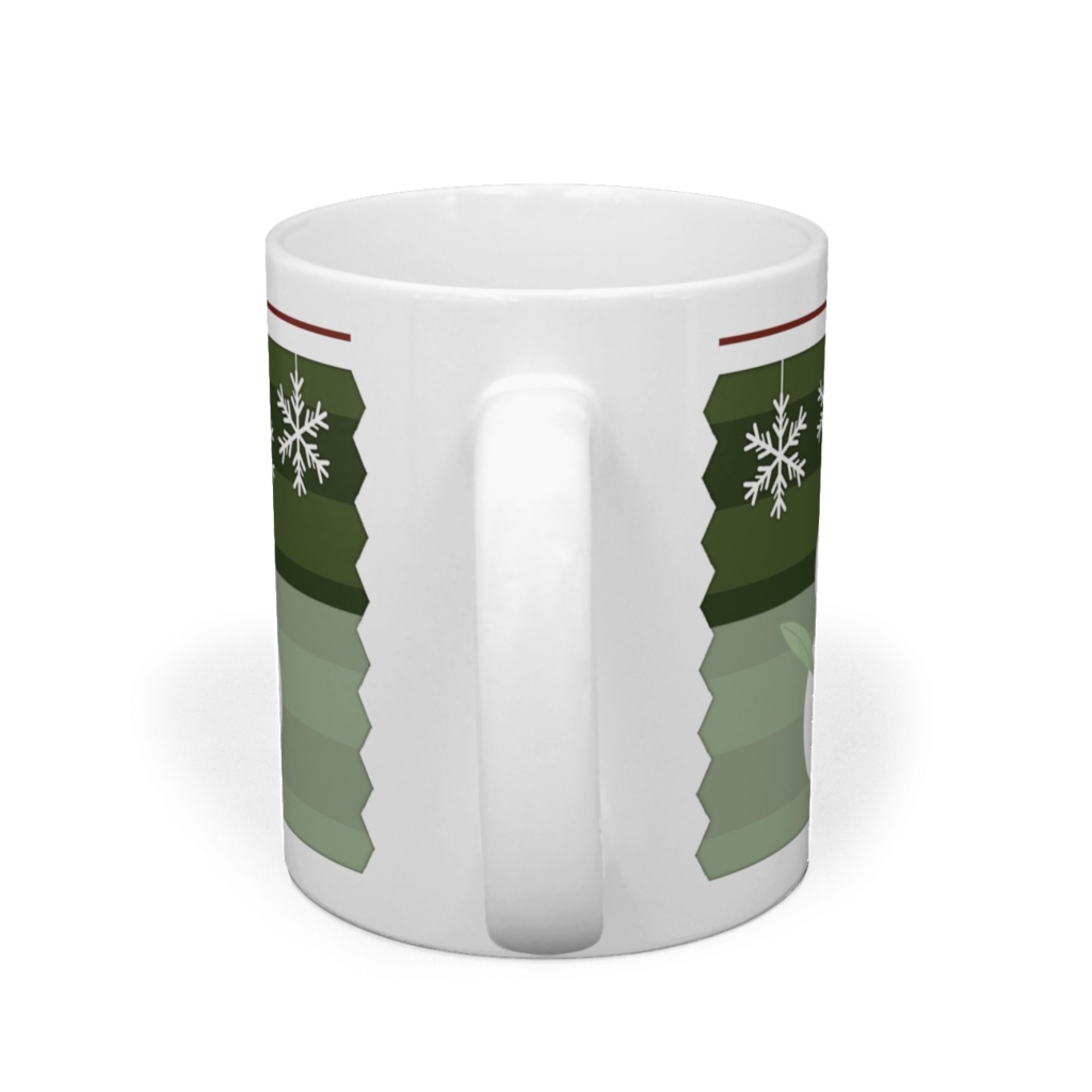 【かすか】雪うさぎ❉マグカップ【pixivFACTORY】