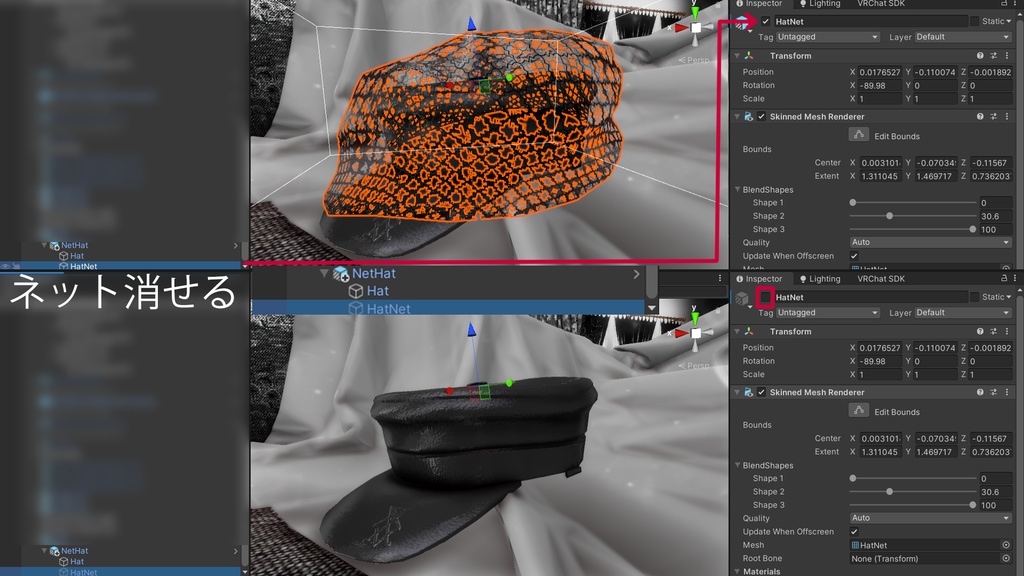 「Deuil」オリジナル3Dアクセサリー