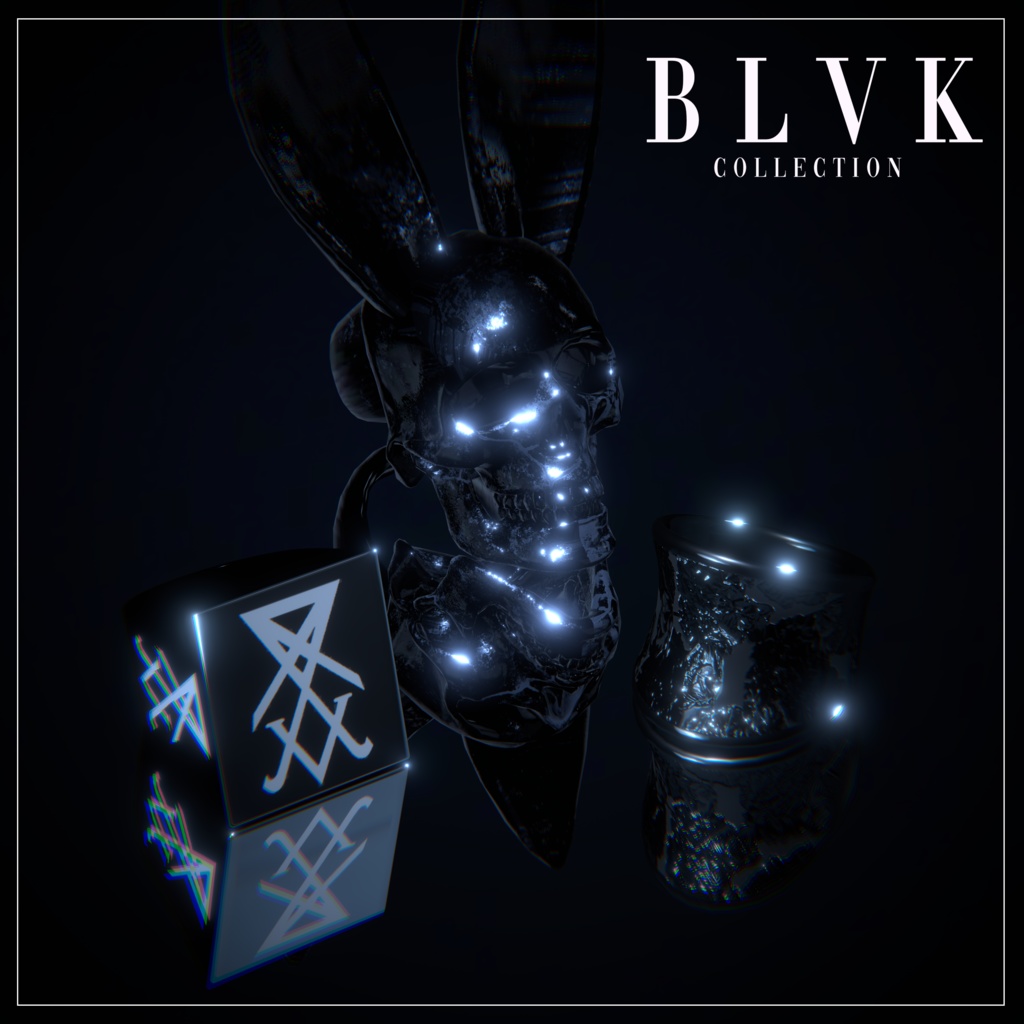 「BLVK S1 Ring Set」オリジナル3Dアクセサリー