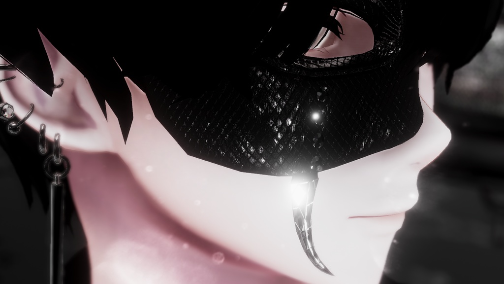 「BLVK Mask Set」オリジナル3Dアクセサリー