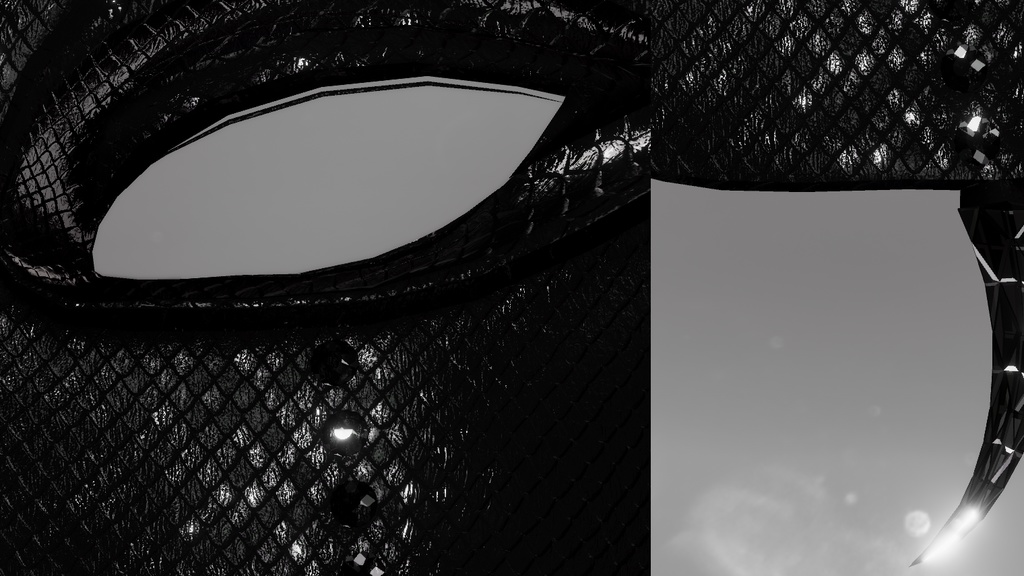 「BLVK Mask Set」オリジナル3Dアクセサリー