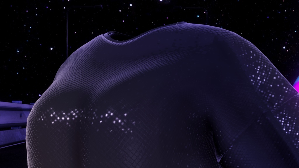 「BLVK Oversize Jacket & Tees」オリジナル3Dモデル