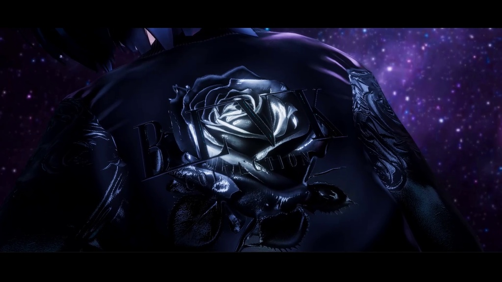 「BLVK Oversize Jacket & Tees」オリジナル3Dモデル