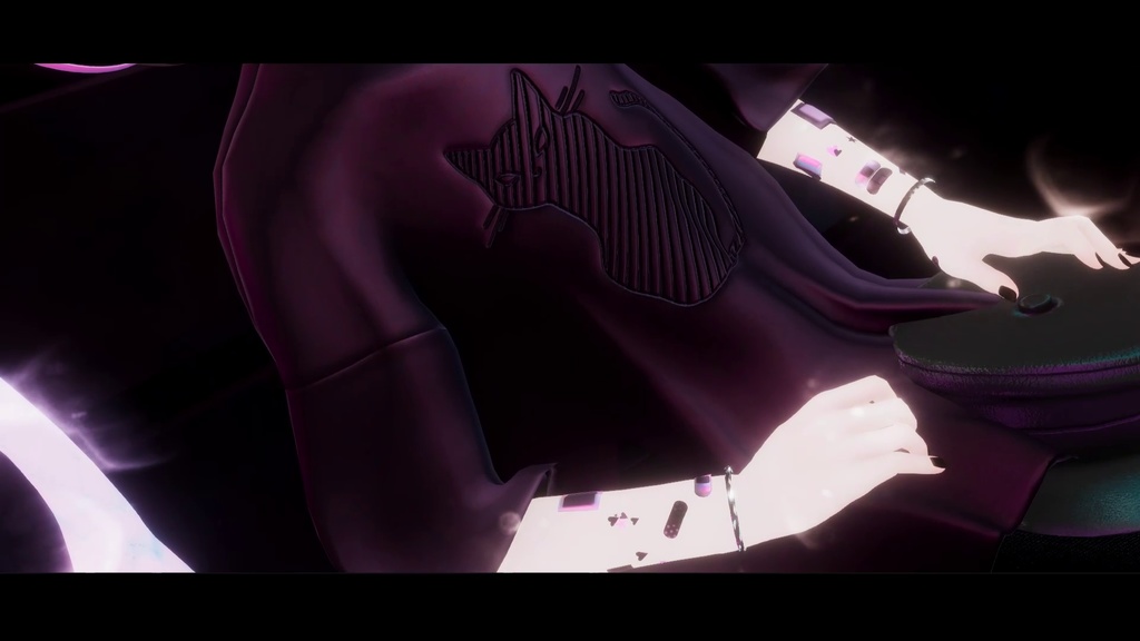 「BLVK Oversize Jacket & Tees」オリジナル3Dモデル