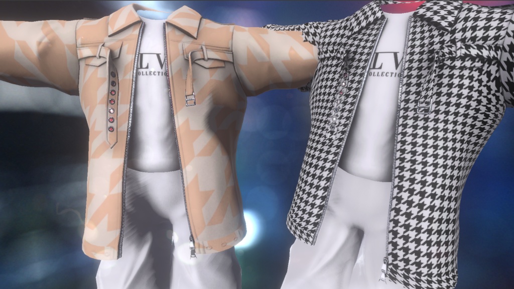 【14アバター対応】「Scuro Giacca」オリジナル3Dモデル