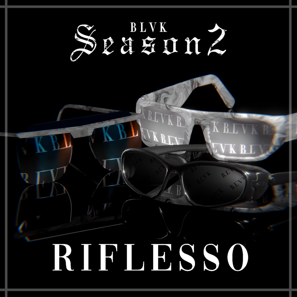 「BLVK S2 Fullset」オリジナル3Dモデル