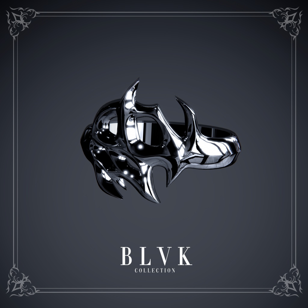 「BLVK S3 Ring Set」オリジナル3Dアクセサリー