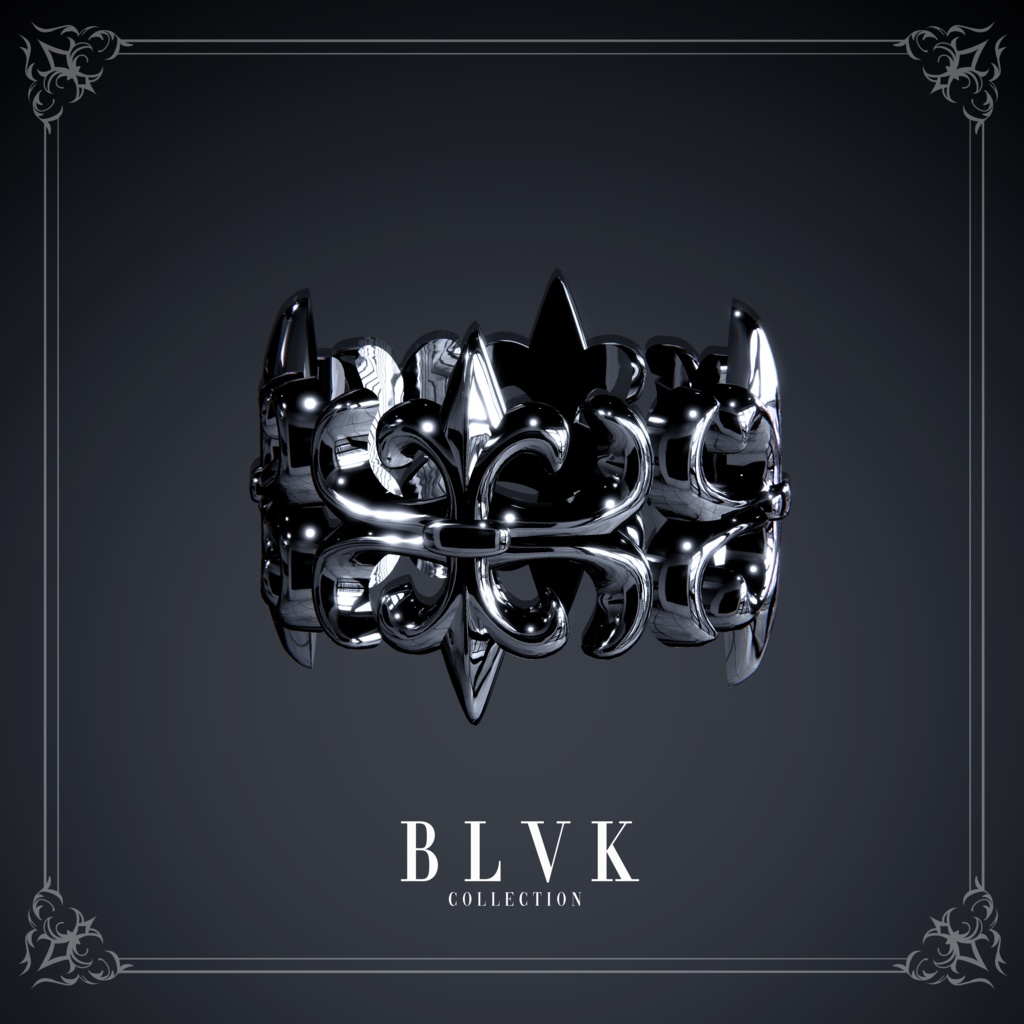 「BLVK S3 Ring Set」オリジナル3Dアクセサリー
