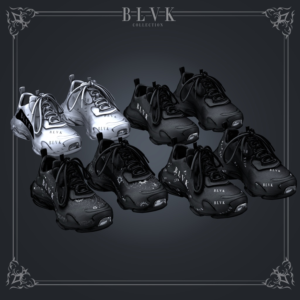 「BLVK S3 Fullset」オリジナル3Dモデル