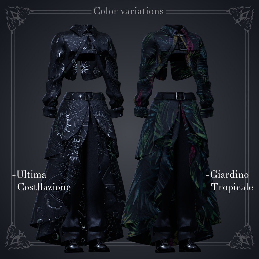 「BLVK S3 Fullset」オリジナル3Dモデル