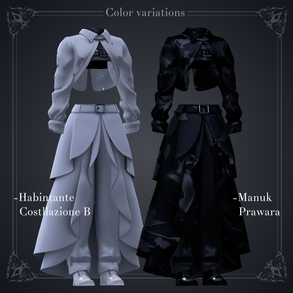 「BLVK S3 Fullset」オリジナル3Dモデル