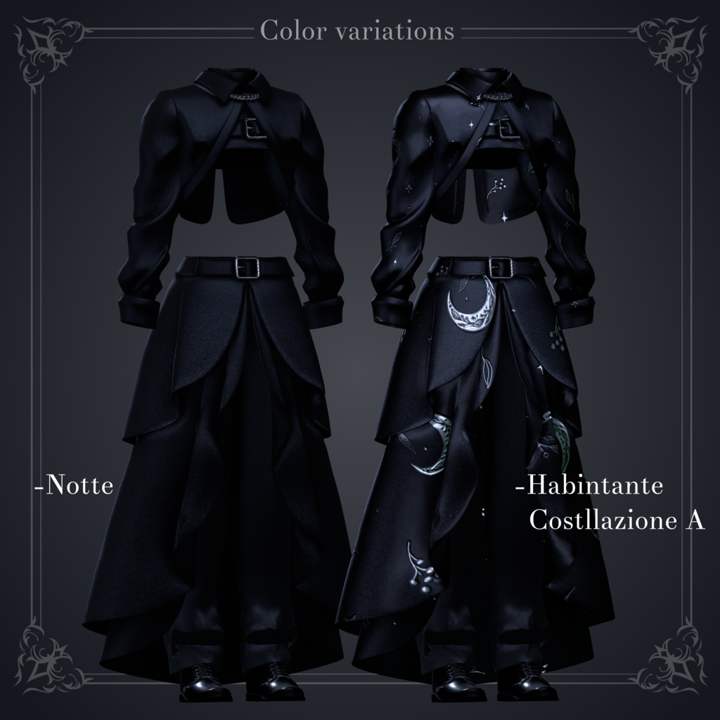 「BLVK S3 Fullset」オリジナル3Dモデル