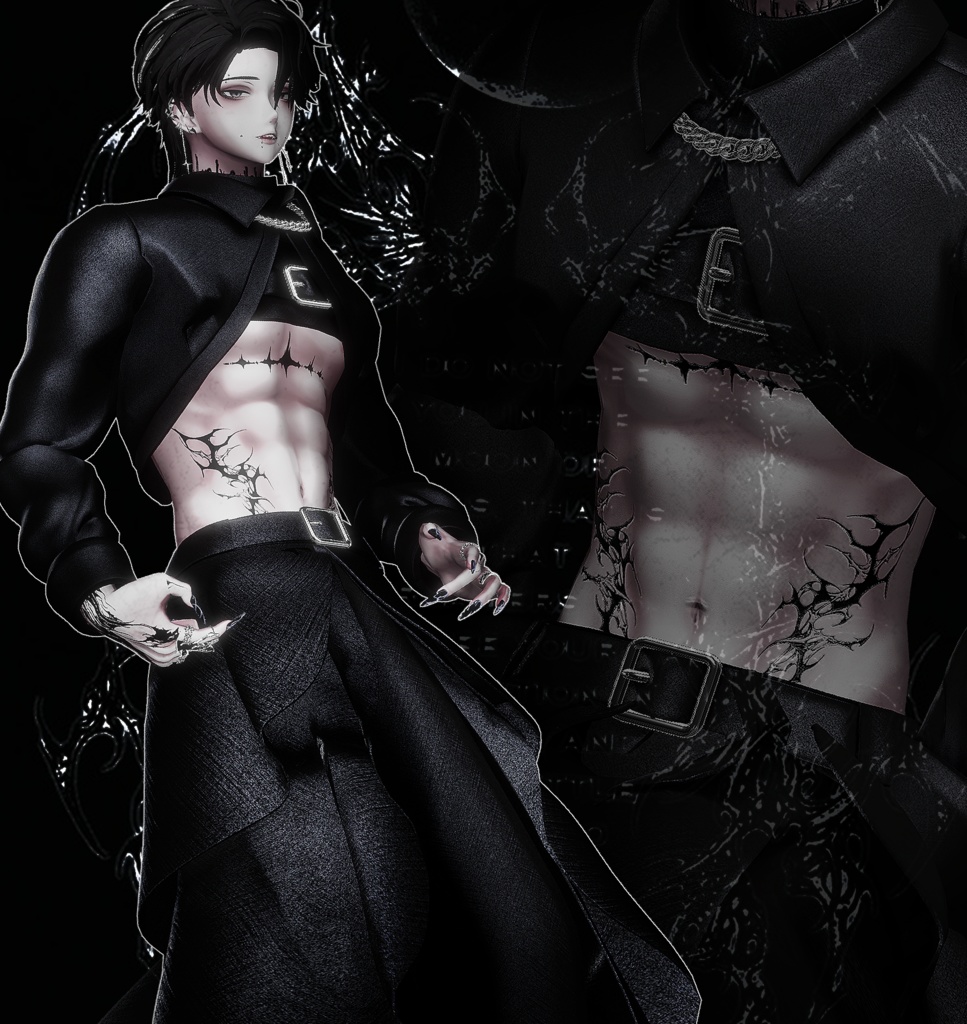 「BLVK S3 Fullset」オリジナル3Dモデル