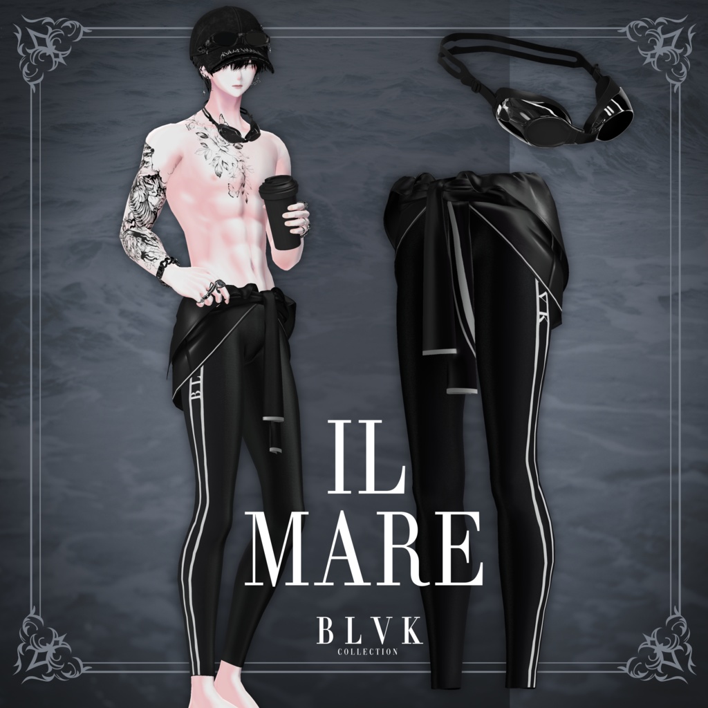 「BLVK S3 Fullset」オリジナル3Dモデル