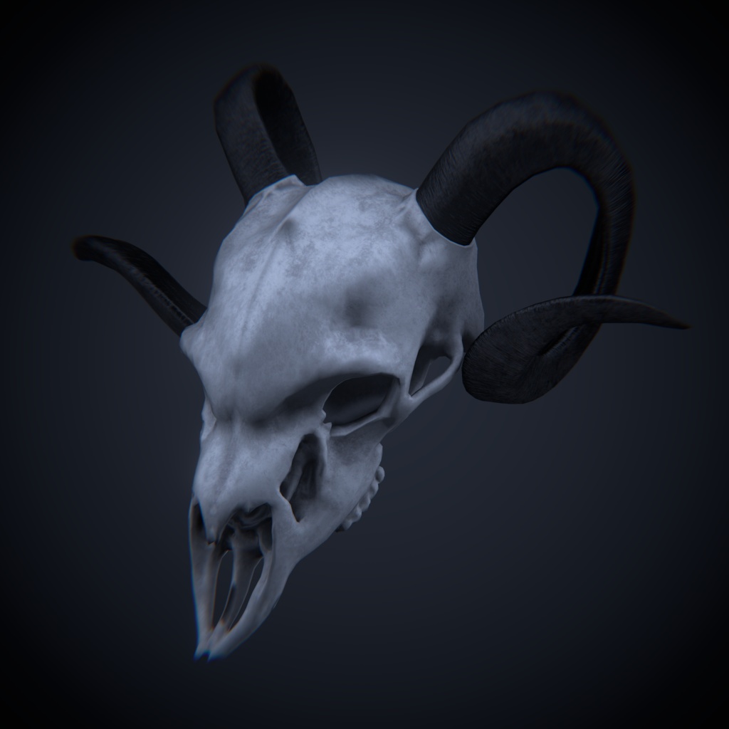 【Free】「Baphomet」3Dアクセサリーモデル