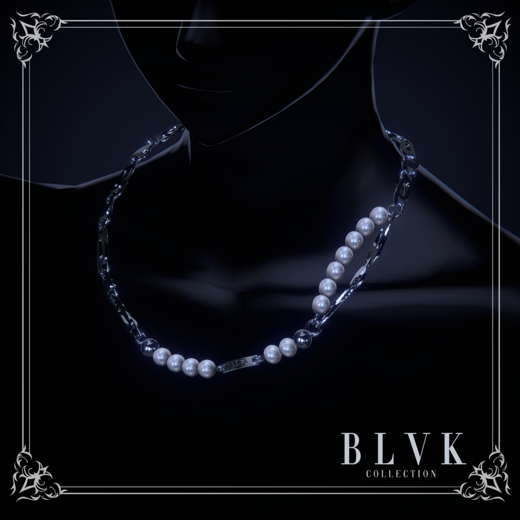 【12アバター対応】「Nocturne Necklace」オリジナル3Dアクセサリー