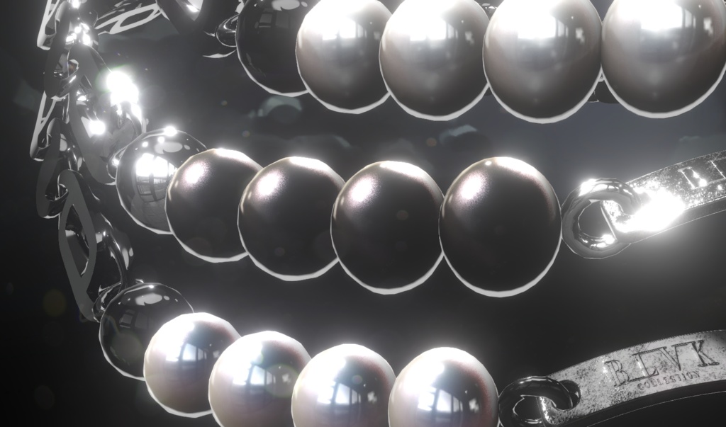 【12アバター対応】「Nocturne Necklace」オリジナル3Dアクセサリー