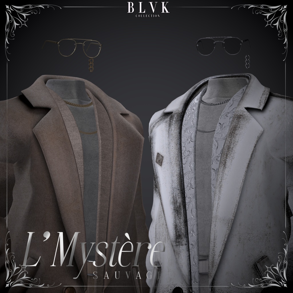 【18アバター対応】「L’Mystère Sauvage」オリジナル3D衣装