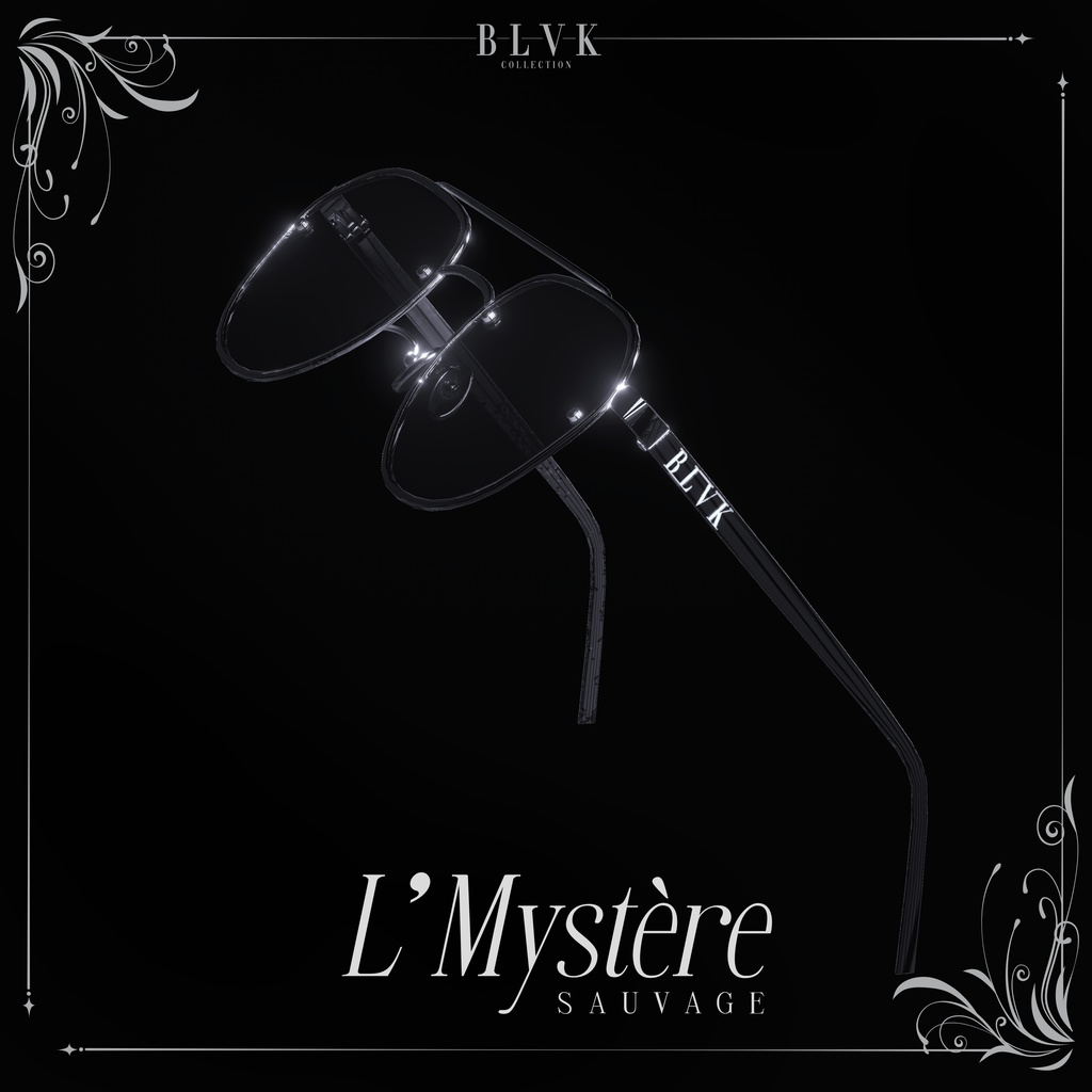 「L’Mystère Sauvage Sunglass」オリジナル3Dアクセサリー