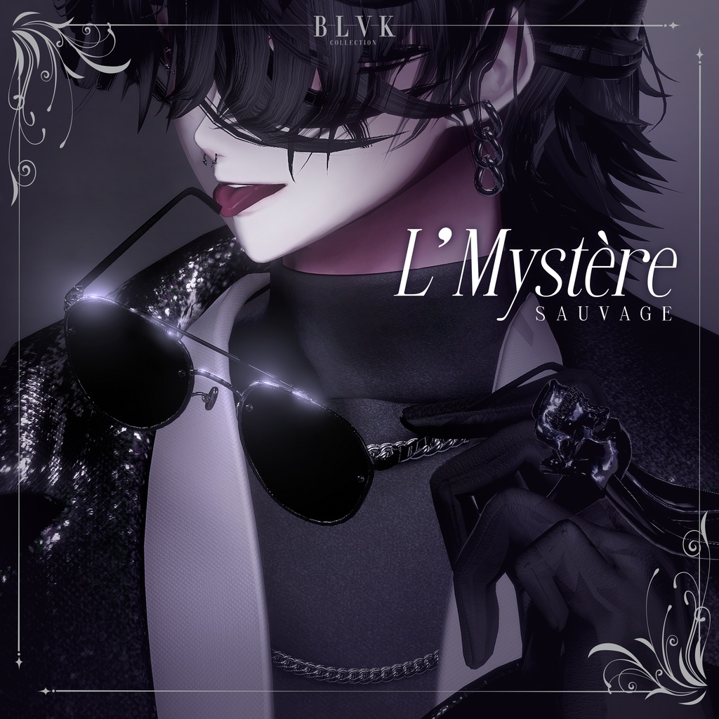 「L’Mystère Sauvage Sunglass」オリジナル3Dアクセサリー