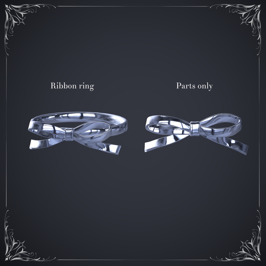 「BLVK NailRing」オリジナル3Dアクセサリー