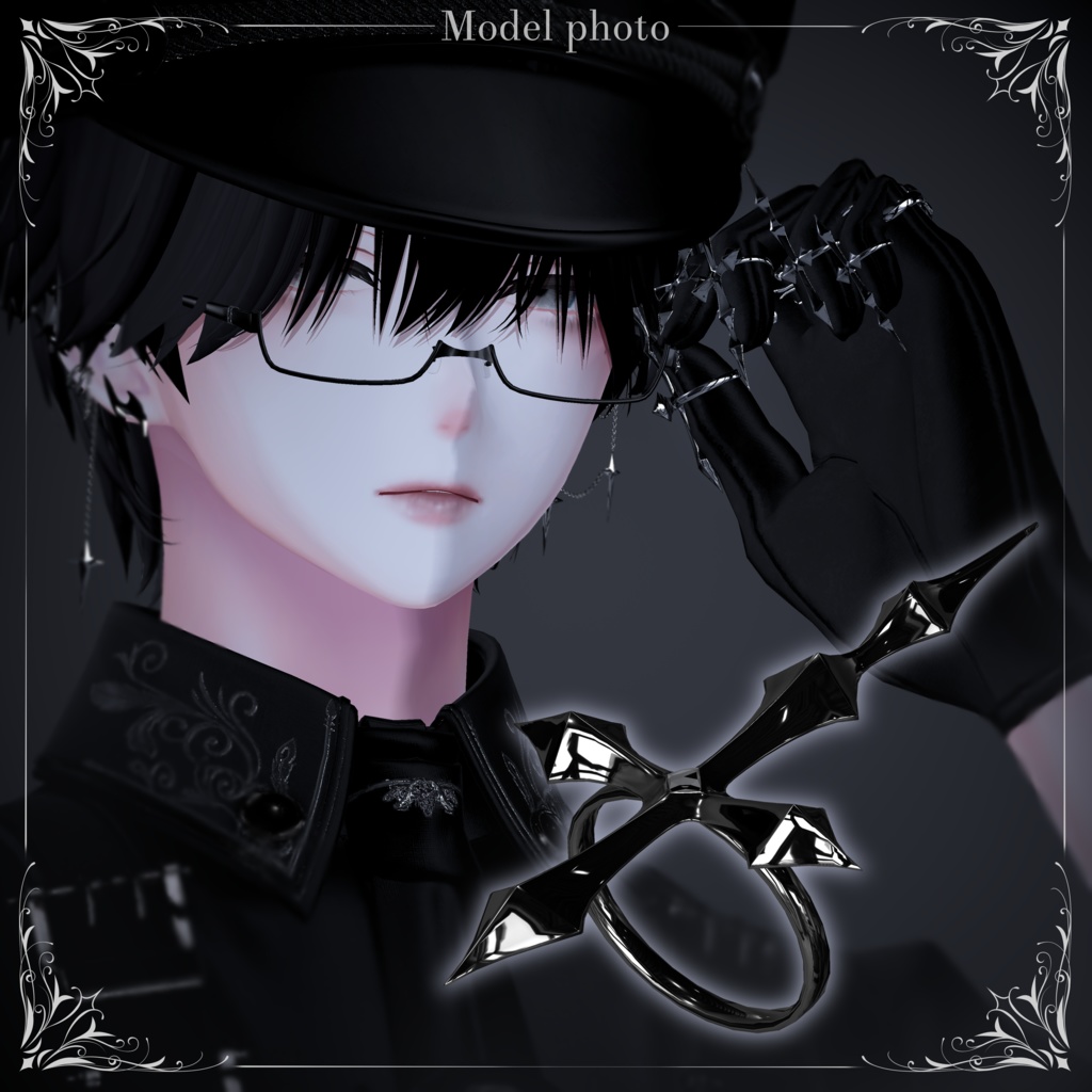 「BLVK NailRing」オリジナル3Dアクセサリー